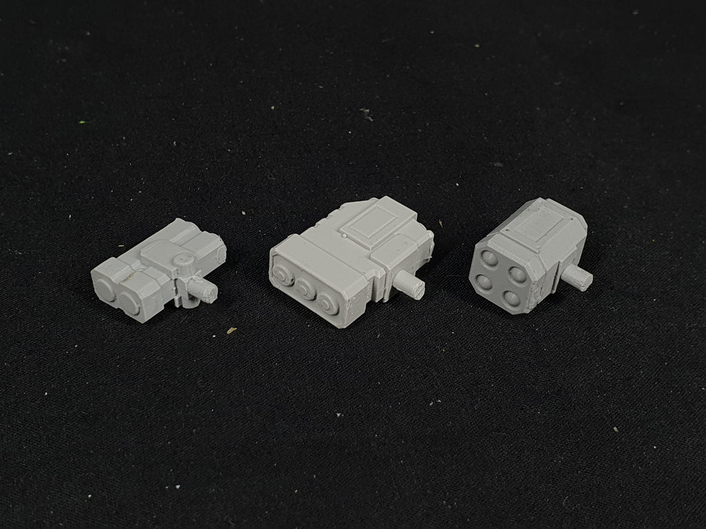 1/100 scale EISENFRONT  "Tripack missile pods"