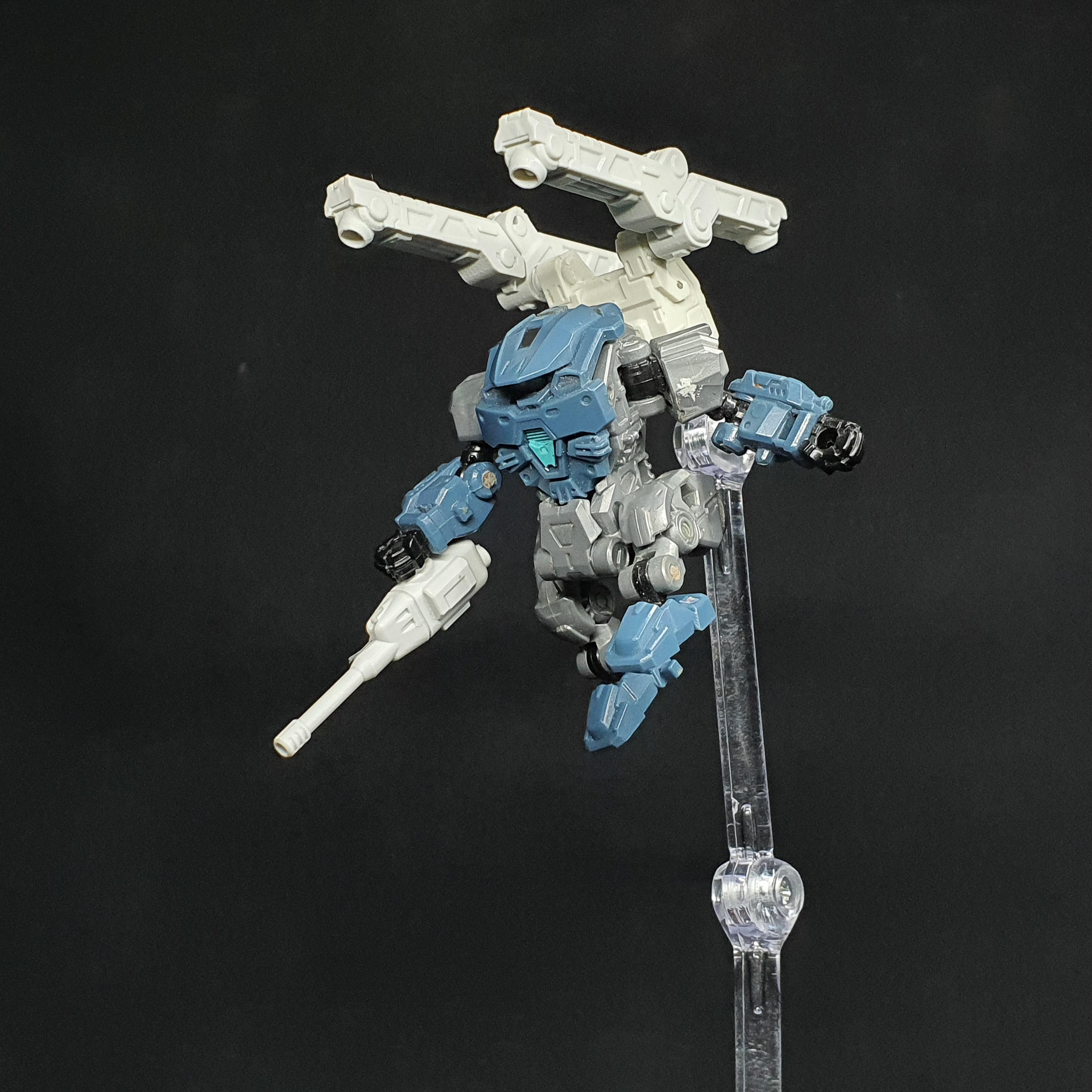 1/100 scale EISENFRONT, 1/24 scale "Ascension" jump jet.